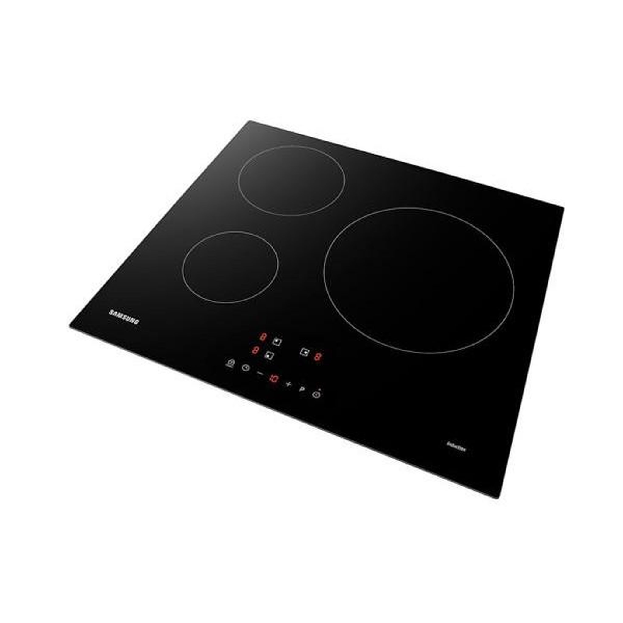 Samsung Plaque de cuisson induction - samsung - 3 zones - l59 x p57 cm - nz63m3nm1bb/ur - 7200 w - revetement verre - noir