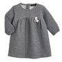 Voir la diapositive 1 : IN EXTENSO Robe  manches longues maille bébé fille