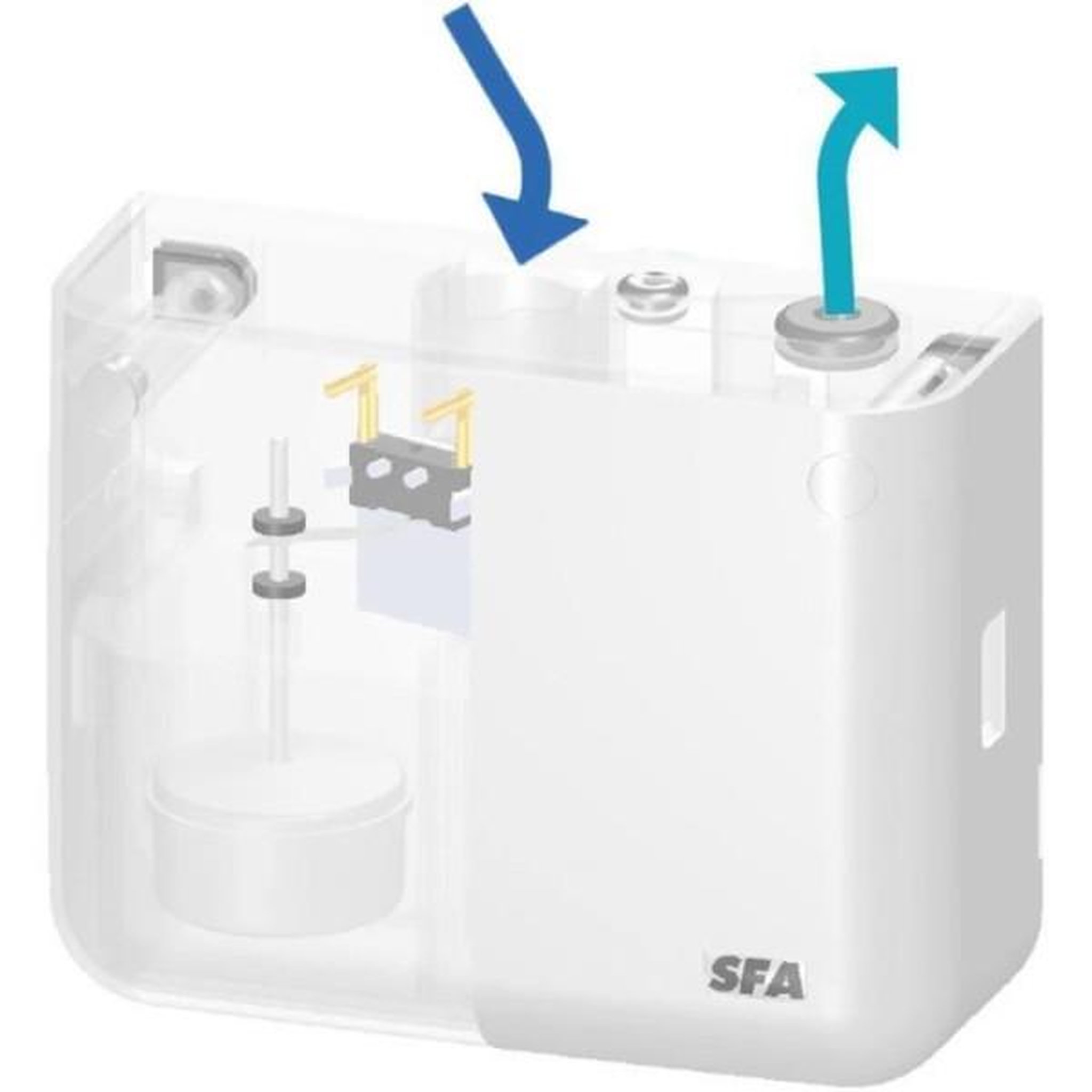 Voir la diapositive 2 : SFA Pompe de relevage de condensats - sfa - sanicondens clim deco - 23 dba