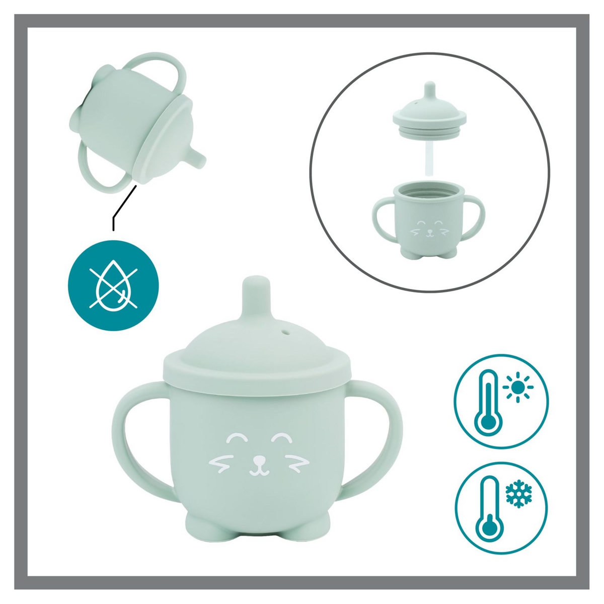 BABYMOOV Kit  repas LEARN'ISY 4 pièces