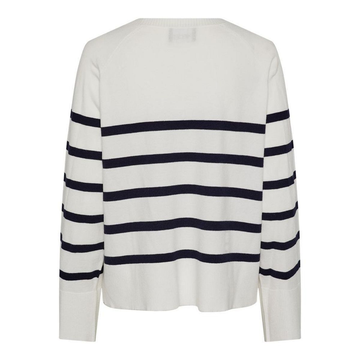 Pieces Pull Blanc/Bleu à rayures Femme Pieces Sia