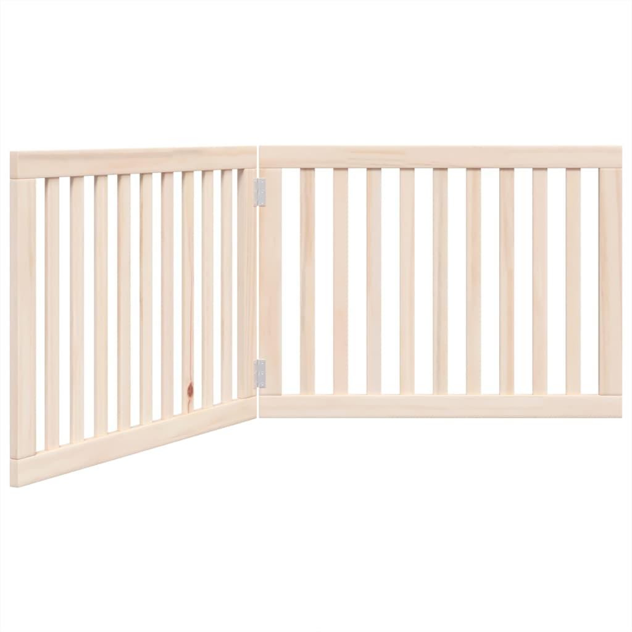 Voir la diapositive 2 : VIDAXL Barriere pour chien pliable 2 panneaux 160 cm bois de peuplier