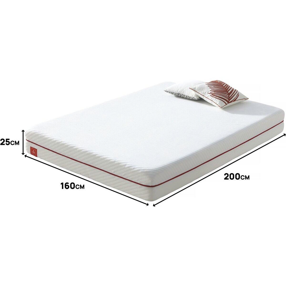 Habitat et Jardin Matelas mémoire de forme  Sana  - 160 x 200 cm