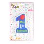 Voir la diapositive 2 : Paris Prix Bougie  Mon Premier Anniversaire  9cm Bleu