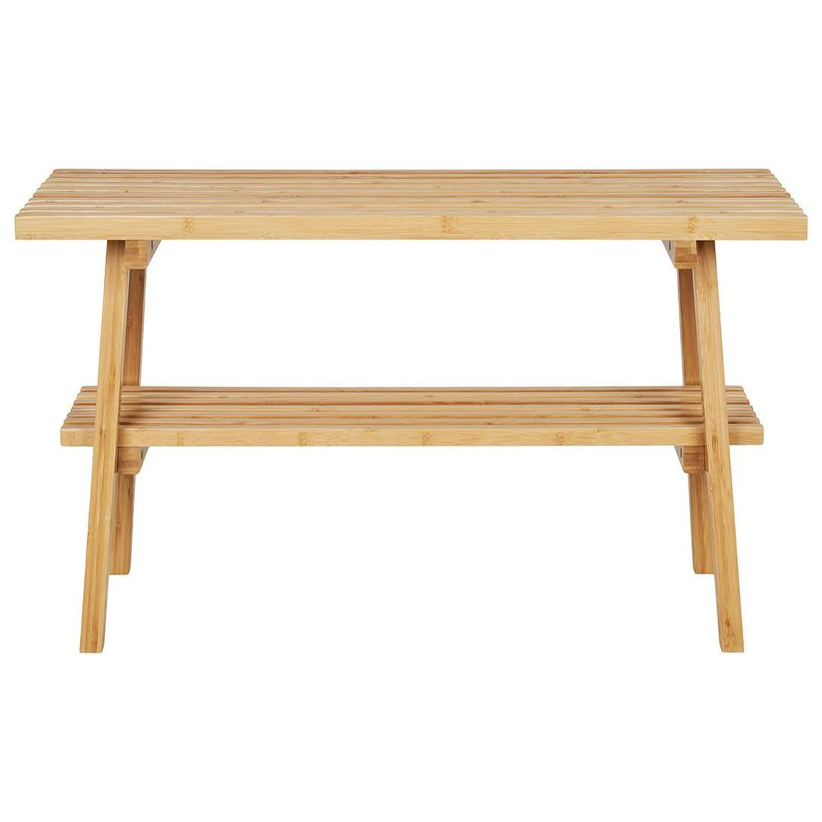 LISA DESIGN Saona - banc avec rangement - bambou naturel - 70 cm