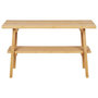 Voir la diapositive 1 : LISA DESIGN Saona - banc avec rangement - bambou naturel - 70 cm