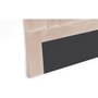 Voir la diapositive 4 : Paris Prix Tête de Lit en Velours  Renaya  140cm Taupe