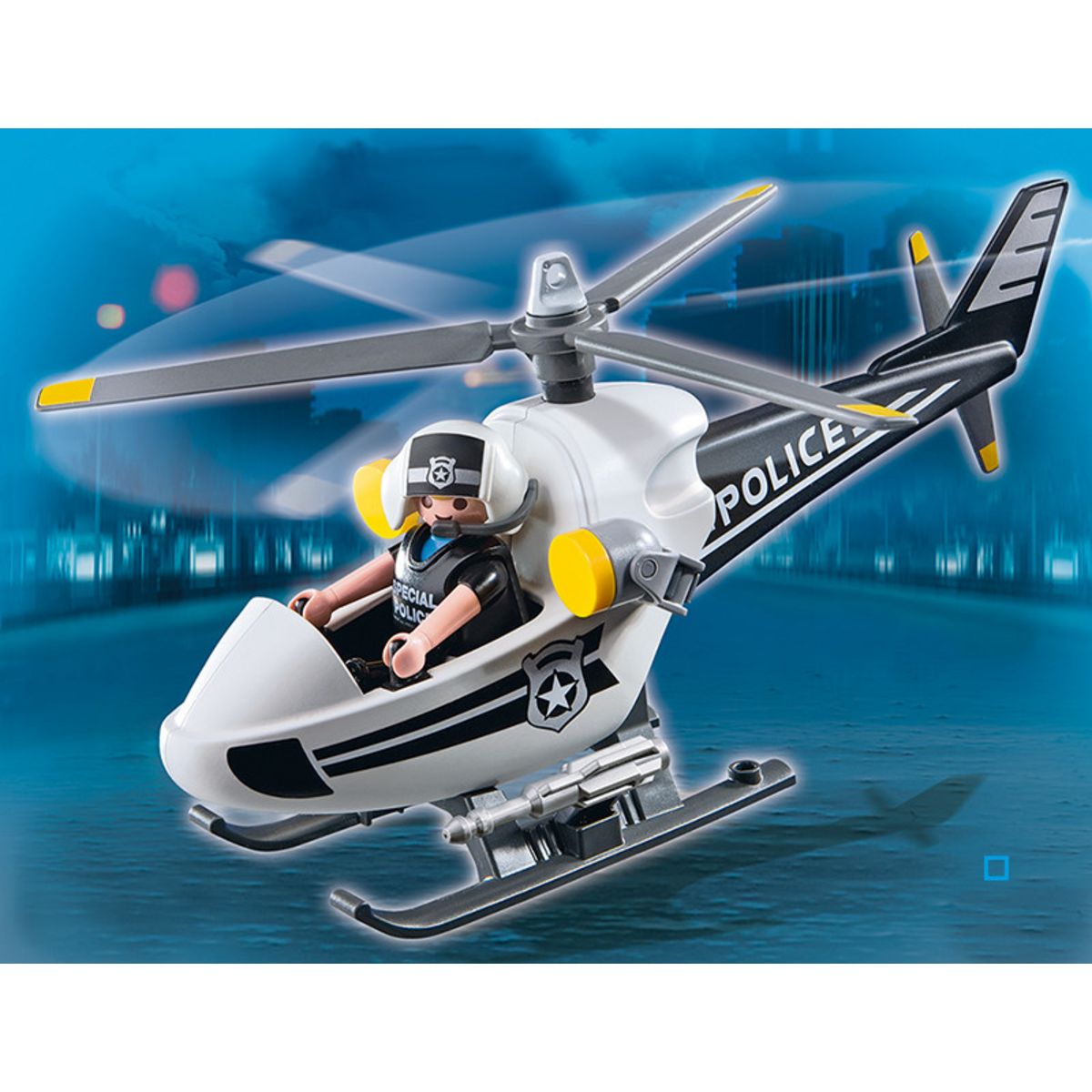 PLAYMOBIL 5916 Hélicoptère monoplace de police