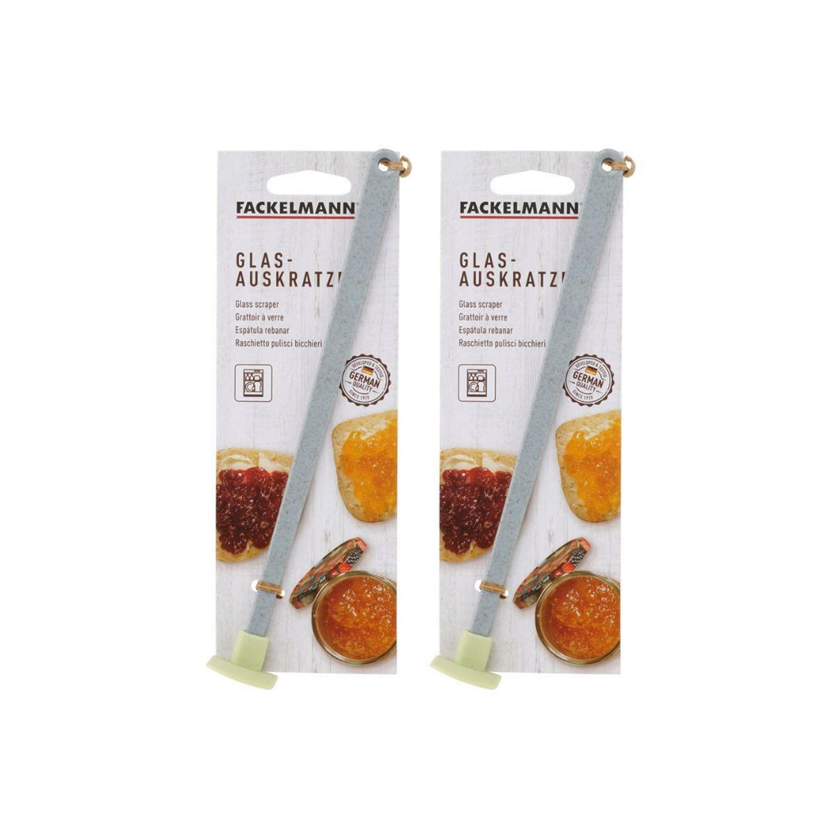 Fackelmann Lot de 2 grattoirs fond de pot Fackelmann