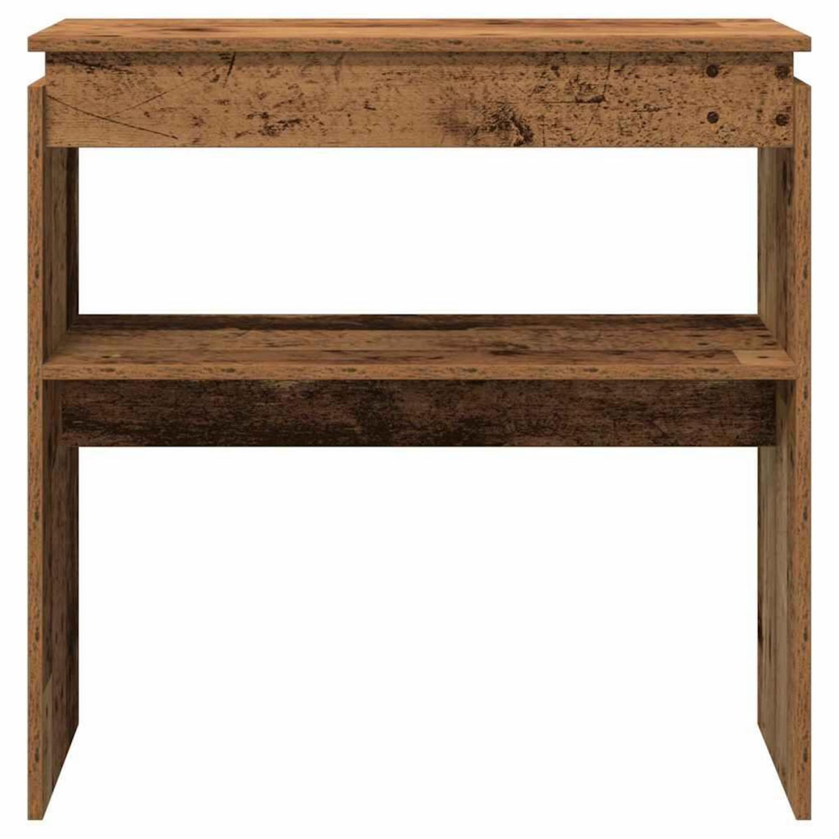 VIDAXL Table console vieux bois 80 x 30 x 80 cm bois d'ingenierie