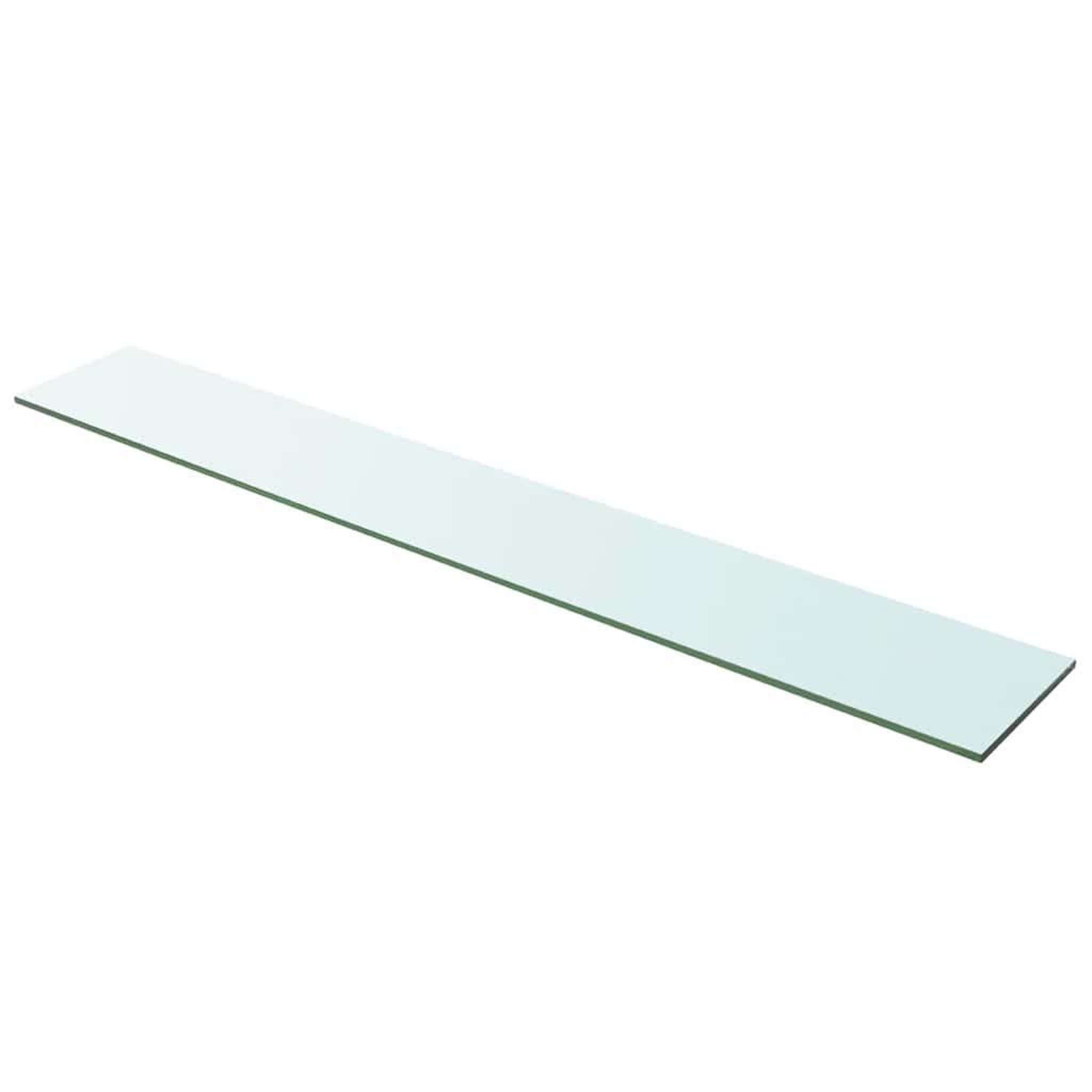 Voir la diapositive 2 : VIDAXL Panneaux d'etagere 2 pcs Verre Transparent 100 x 15 cm