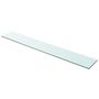 Voir la diapositive 2 : VIDAXL Panneaux d'etagere 2 pcs Verre Transparent 100 x 15 cm