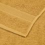 Voir la diapositive 6 : VIDAXL Serviettes de visage 10 pcs doré 30x30 cm 360 g m² 100% coton