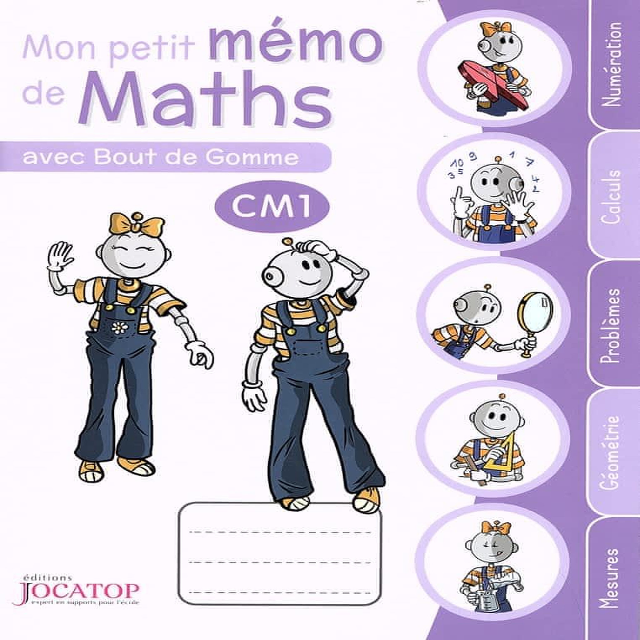 MON PETIT MEMO DE MATHS AVEC BOUT DE GOMME CM1, Lefèvre Laurence