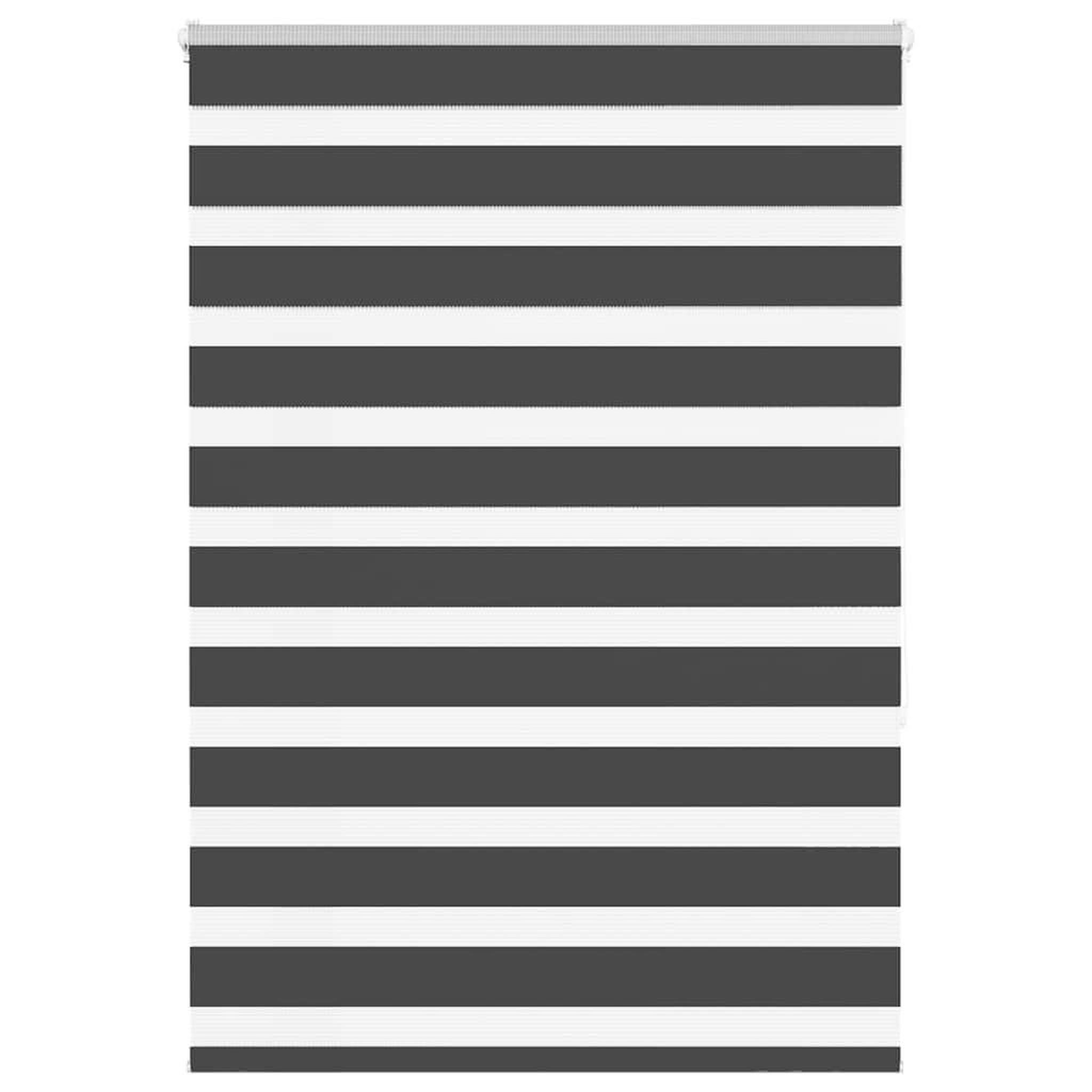 VIDAXL Store zebre noir 105x150 cm largeur du tissu 100,9 cm polyester
