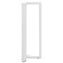 Voir la diapositive 5 : VIDAXL Pieds de table de bar forme de T 2 pcs blanc 40x35x(100-101) cm