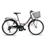 SCRAPPER Vélo 24'' SCRAPPER idéal pour une taille comprise entre 1.40 et 1.60m équipé de 6 vitesses et d'un équipement complet City