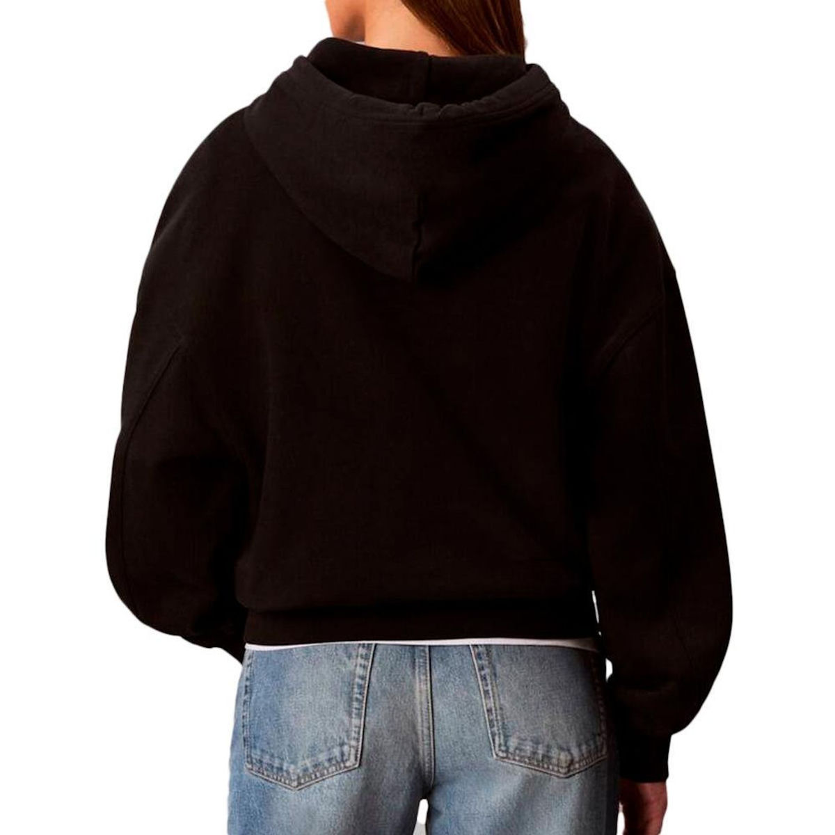 CALVIN KLEIN JEANS Sweat à Capuche Noir Calvin Klein Jeans French