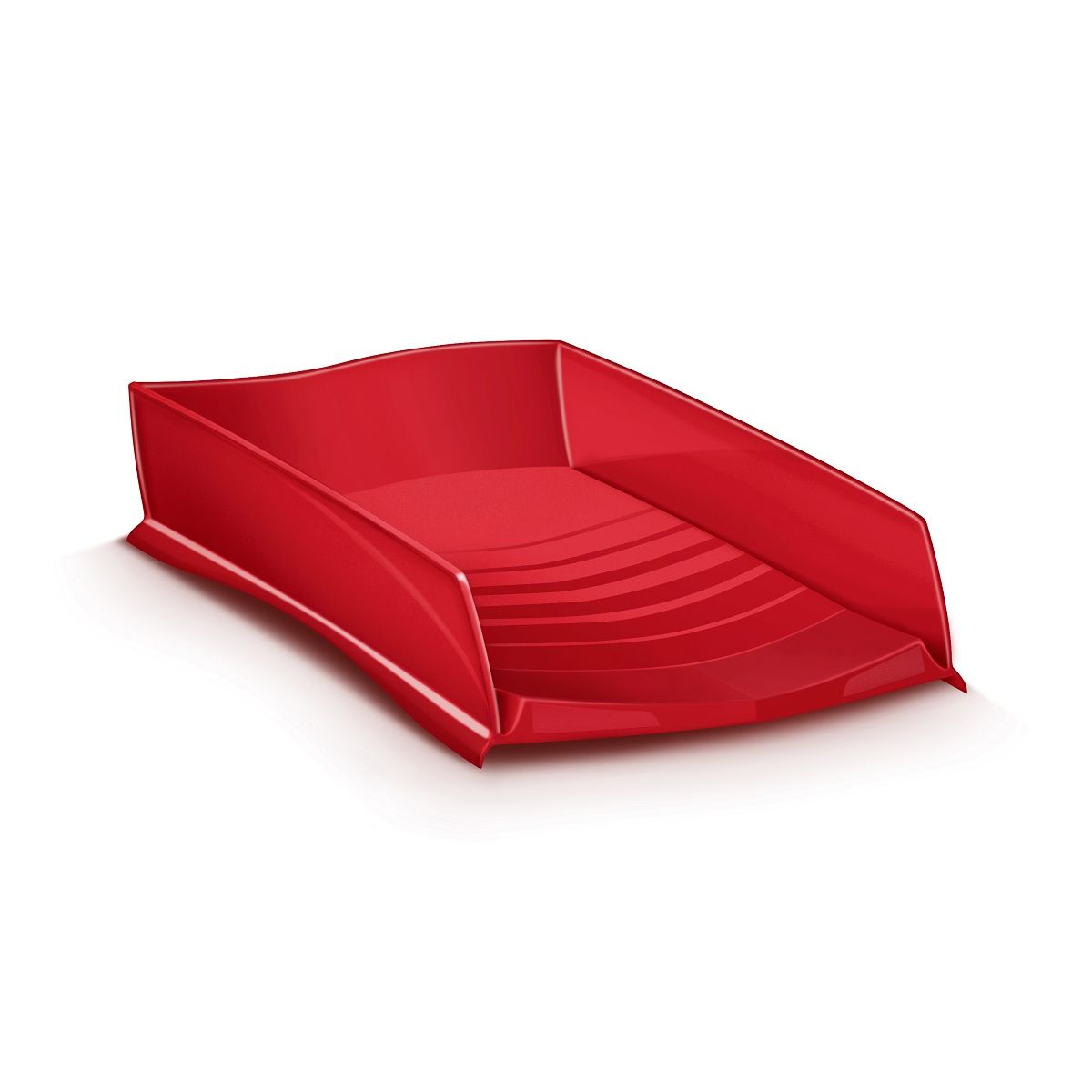 AUCHAN Corbeille à courrier - rouge