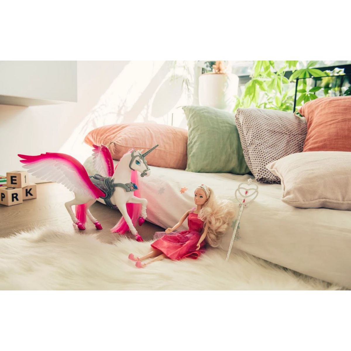 One Two Fun Ma princesse et sa licorne - rose