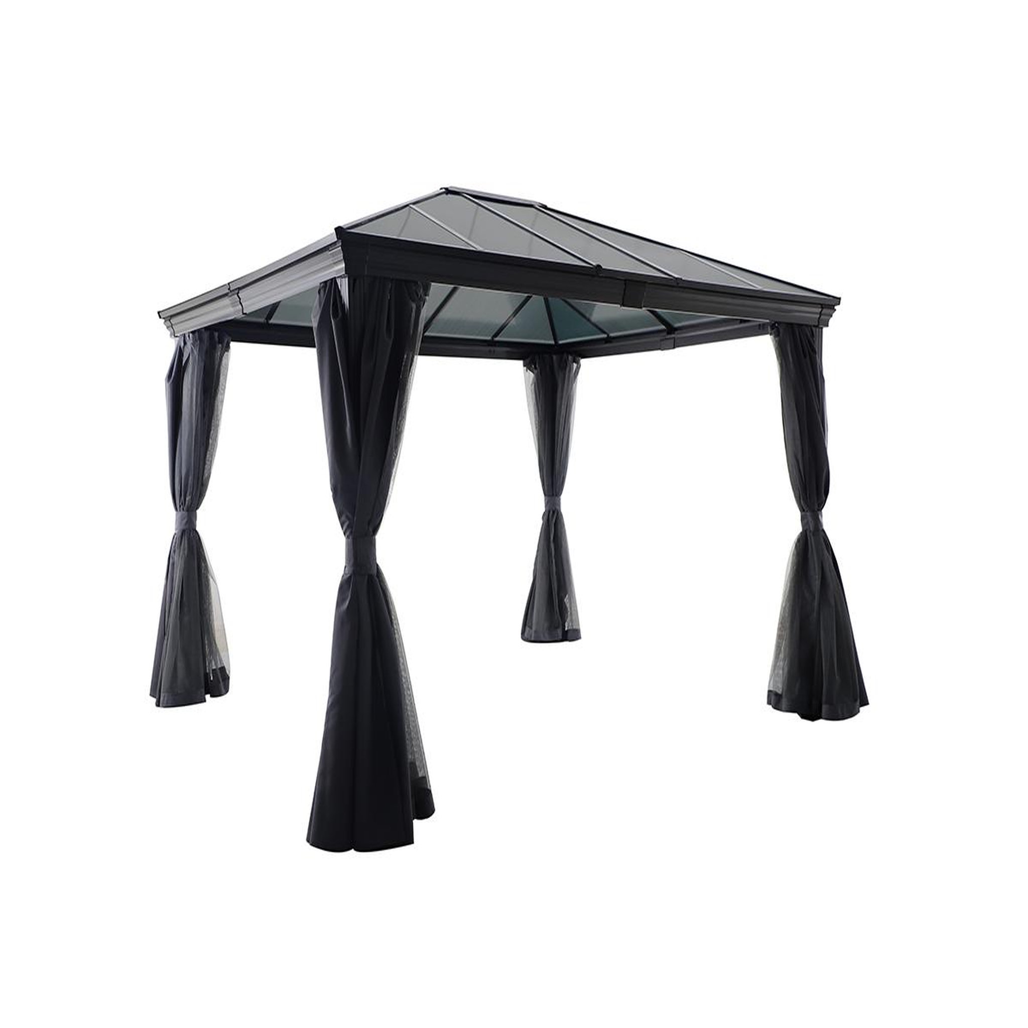 HESPERIDE Tonnelle de jardin en aluminium belize - 3 x 3,6 m - hespéride