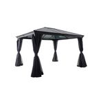 HESPERIDE Tonnelle de jardin en aluminium Belize - 3 x 3,6 m - Hespéride