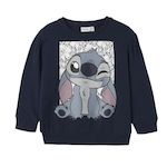 NAME IT Sweat  Fille Name it Stitch. Coloris disponibles : Bleu
