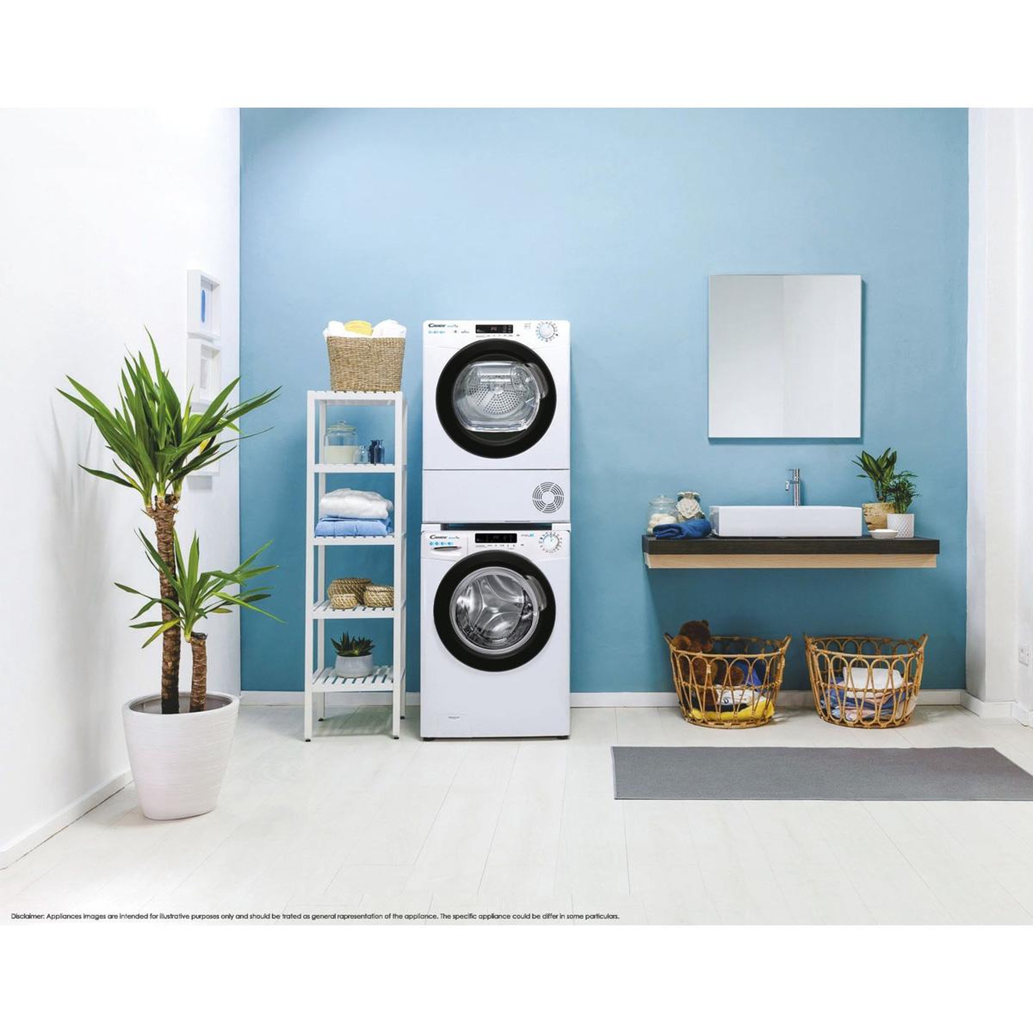 Voir la diapositive 3 : Candy Sèche-linge à condensation 60cm 10kg - csoec10tbe-47