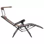 VIDAXL Chaise pliable de terrasse Textilene Taupe