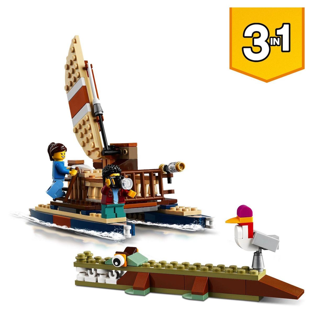 LEGO Creator 31116 La cabane dans l'arbre du safari 3 en 1