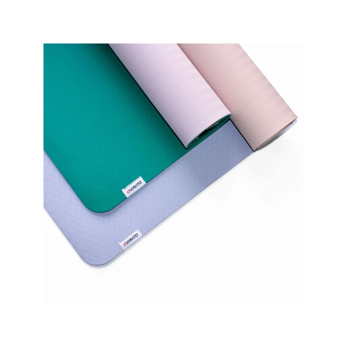 VIAVITO Tapis de yoga et de fitness - Viavito - 6mm - Bleu