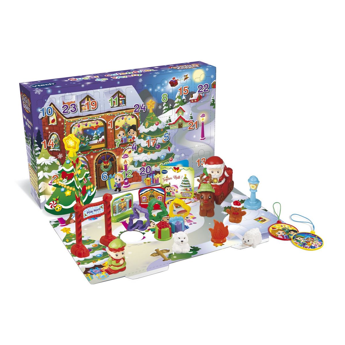 VTECH Super calendrier du Père Noël - Tut Tut Copain  