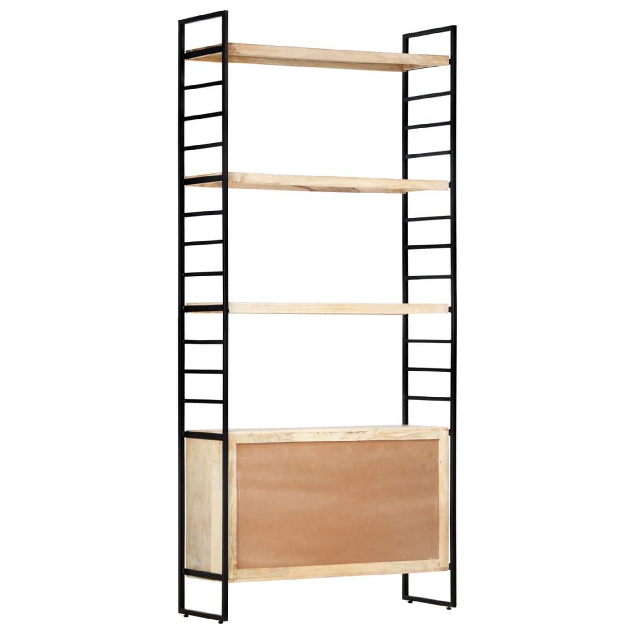 Voir la diapositive 4 : VIDAXL Bibliotheque a 4 niveaux 80x30x180 cm Bois de manguier massif