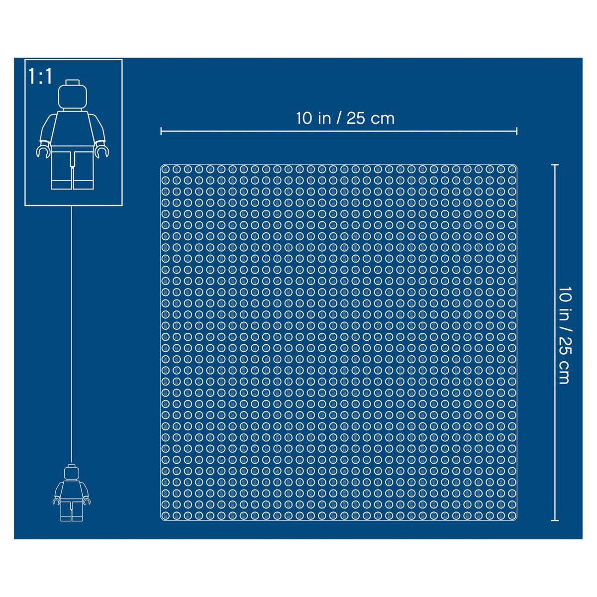 LEGO Classic 10700 - La plaque de base verte 25 x 25cm