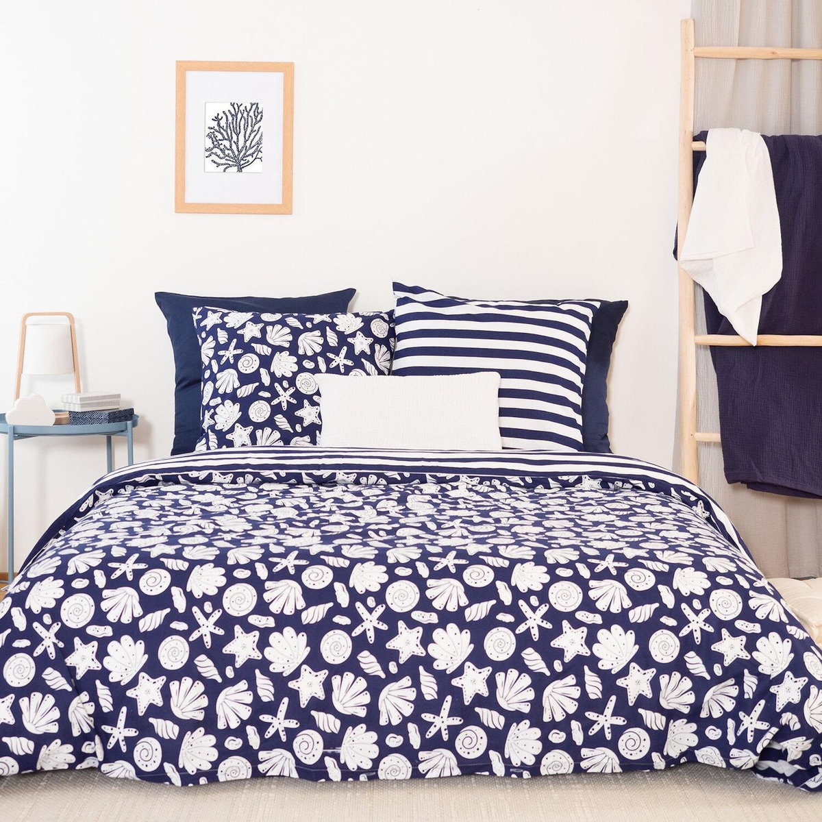 Home collection Parure housse de couette 100% coton 57fils capri