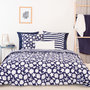 Voir la diapositive 2 : Home collection Parure housse de couette 100% coton 57fils capri