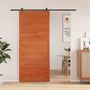 Voir la diapositive 1 : VIDAXL Porte de grange marron cire 90x208 cm bois massif de pin
