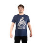 Voir la diapositive 1 : FREEGUN T-shirt homme en jersey 140GSM imprimé devant Let's Go