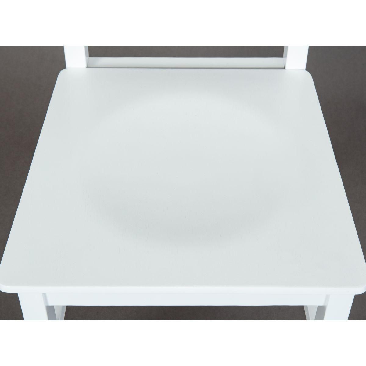 Lot de 2 chaises bois massif KAMPEN