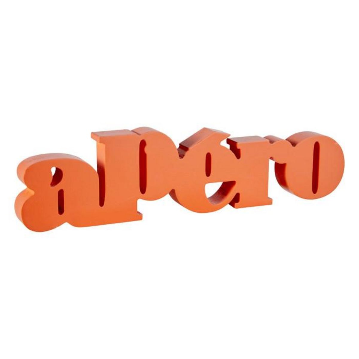 ATMOSPHERA Mot à Poser Déco  Apéro  27cm Orange