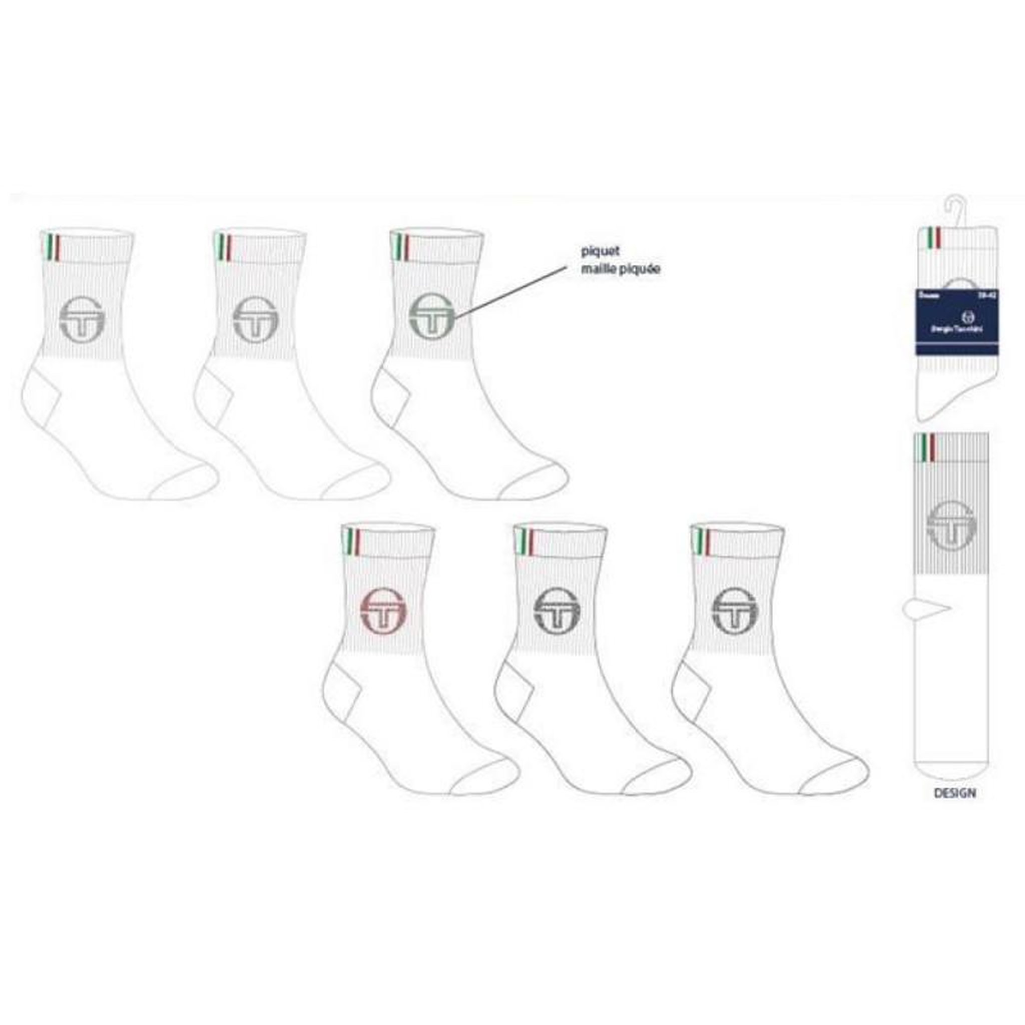 Voir la diapositive 5 : SERGIO TACCHINI Chaussettes SERGIO TACCHINI