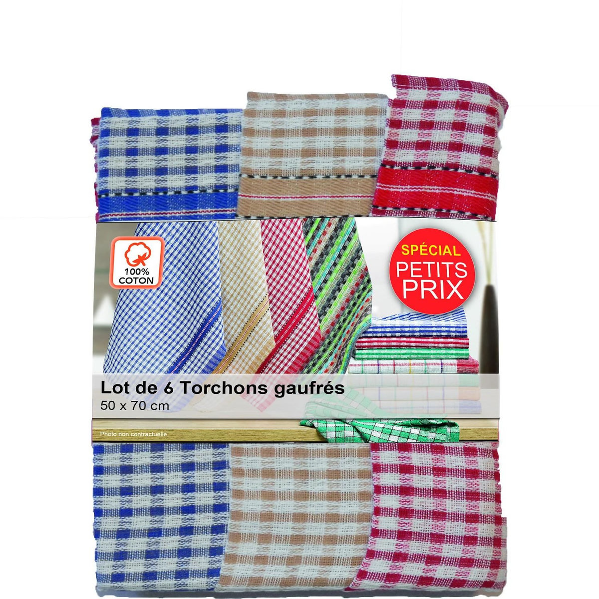 Les Ateliers du Linge Torchons 100% coton