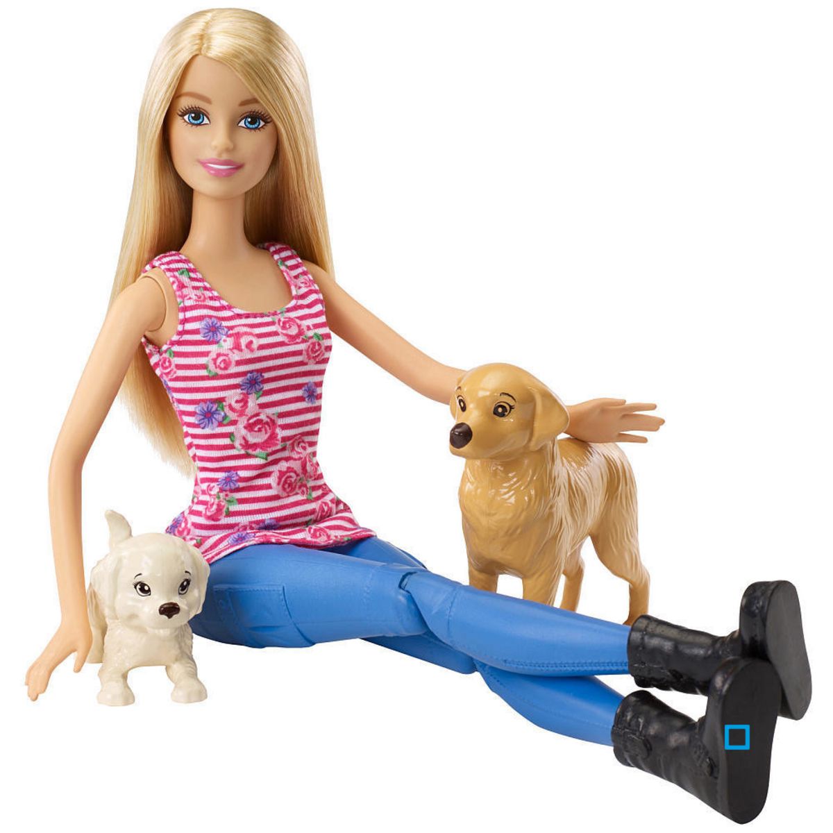 MATTEL Barbie à vélo avec ses chiens
