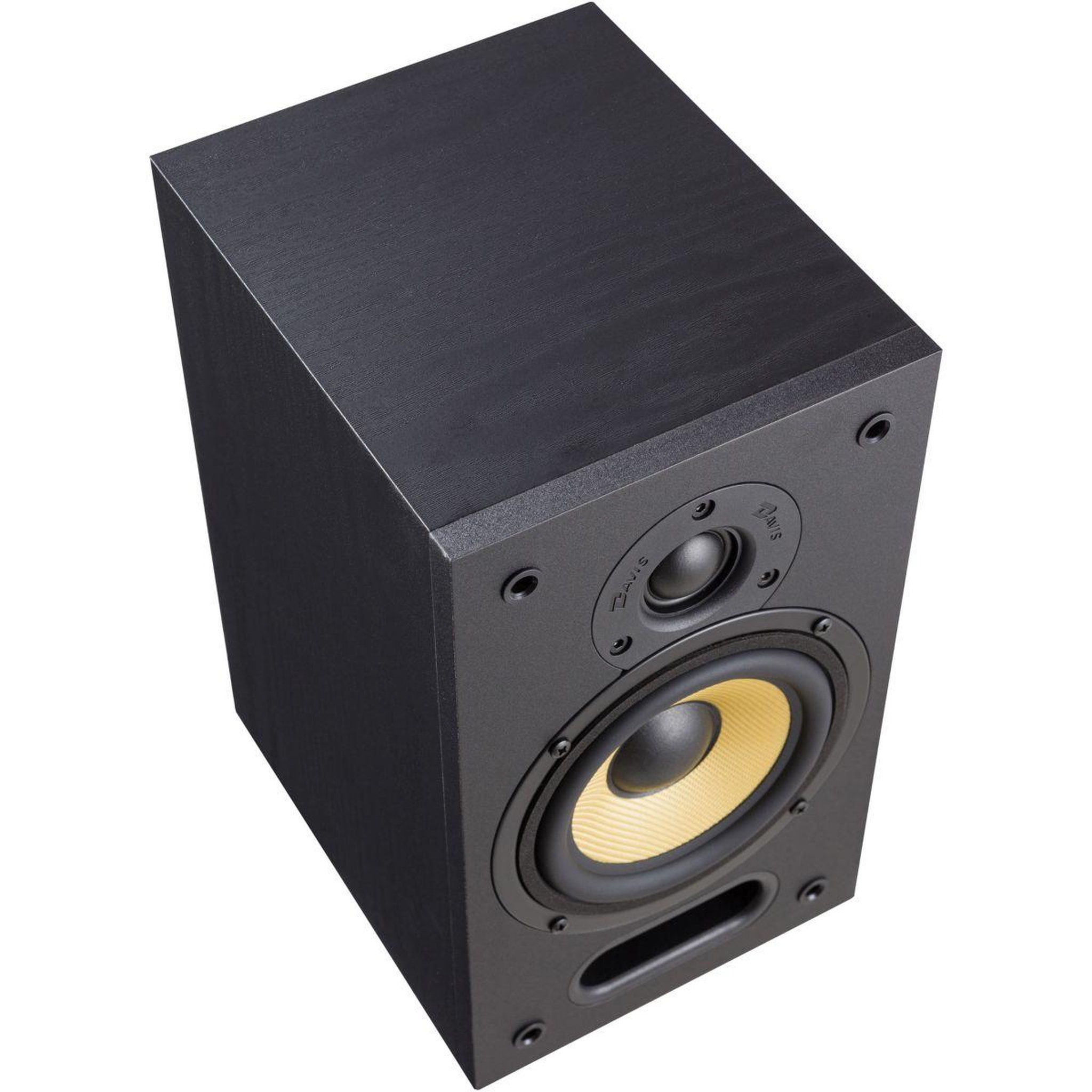 Voir la diapositive 2 : Davis Enceinte surround ariane 1 frene noir x 2