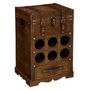 Voir la diapositive 1 : ATMOSPHERA Range-Bouteilles en Bois  Bar  58cm Marron