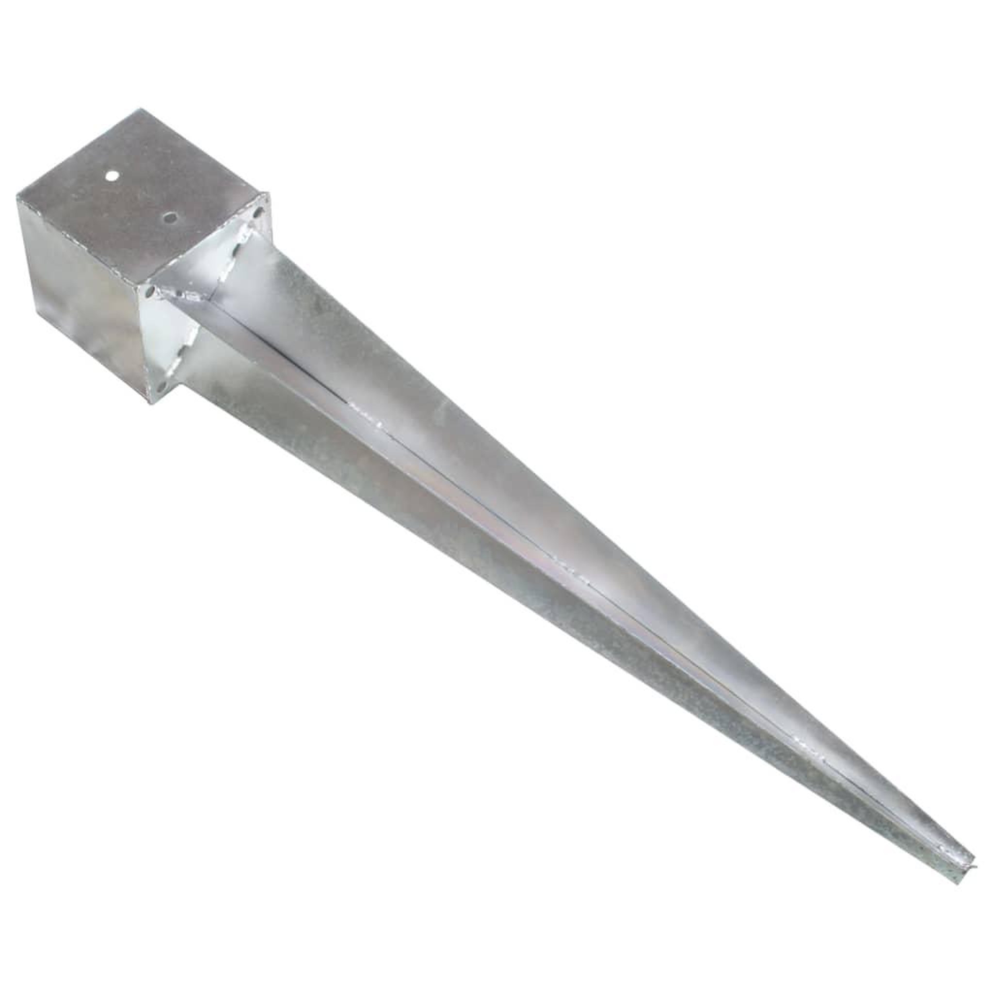 Voir la diapositive 4 : VIDAXL Piquets au sol 6 pcs Argente 14x14x91 cm Acier galvanise