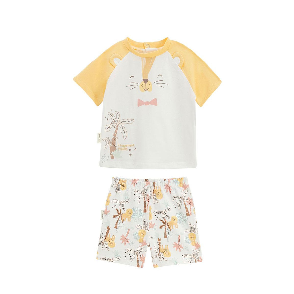 Petit Béguin Pyjama short enfant 2 pièces Auguste