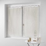 Paris Prix Paire de Voilages  Haltona  60x120cm Naturel