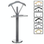 IDIMEX Valet FABIO, en métal laqué et MDF. Coloris disponibles : Jaune, Marron, Gris, Beige, Noir