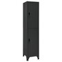 Voir la diapositive 1 : VIDAXL Armoire a casiers Anthracite 38x45x180 cm Acier